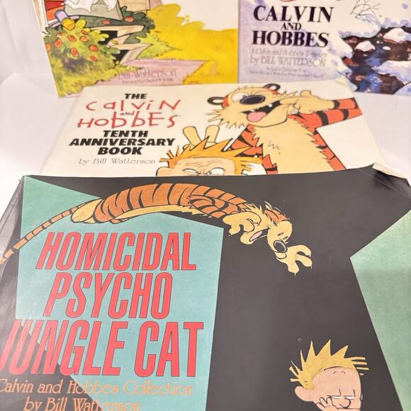Calvin & Hobbes Collection By Bill Watterson Comic Strips PB Books Lot Of 11 - Picture 6 of 9